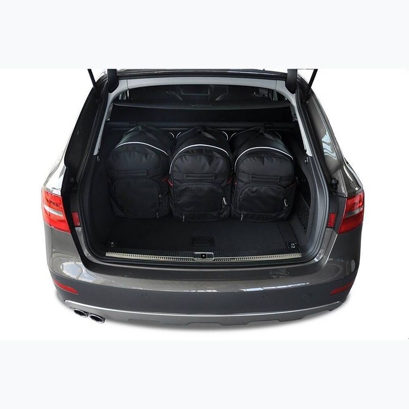 Bagažinės krepšių komplektas KJUST Audi A4 Avant 2008-2015 5 vnt black 18