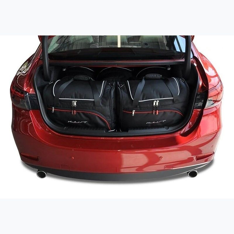 Bagažinės krepšių komplektas KJUST Mazda 6 Limousine 2012+ 5 vnt. Juodas 11