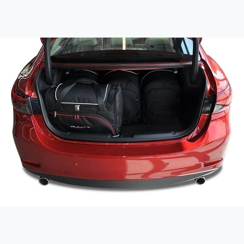 Bagažinės krepšių komplektas KJUST Mazda 6 Limousine 2012+ 5 vnt. Juodas 12