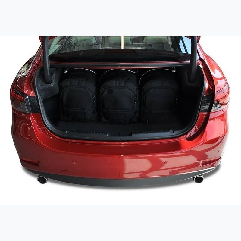 Bagažinės krepšių komplektas KJUST Mazda 6 Limousine 2012+ 5 vnt. Juodas 13