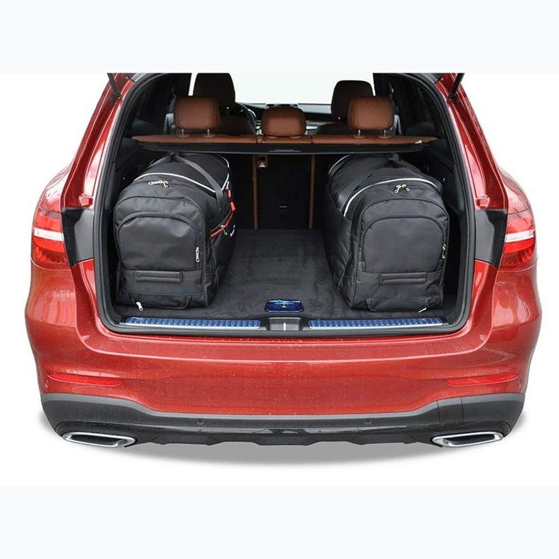 Bagažinės krepšių komplektas KJUST Mercedes-Benz GLC 2015-2022 4 vnt. juodas 14