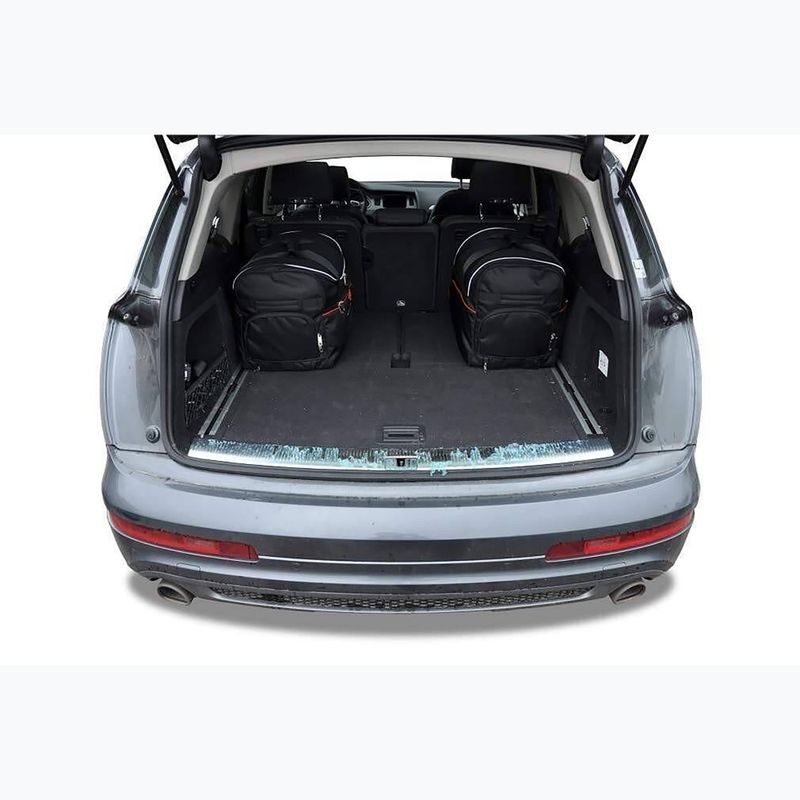 KJUST bagažinės krepšių rinkinys Audi Q7 2005-2015 5 vnt., juodos spalvos 19