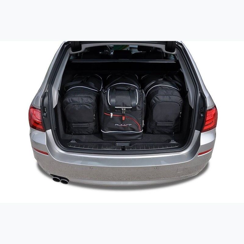 KJUST BMW 5 Touring bagažo skyriaus krepšių rinkinys 2010-2017 4 vnt., juodas 17