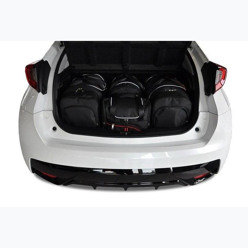 Bagažinės krepšių komplektas KJUST Honda Civic Hatchback 2012-2017 4 vnt black 14