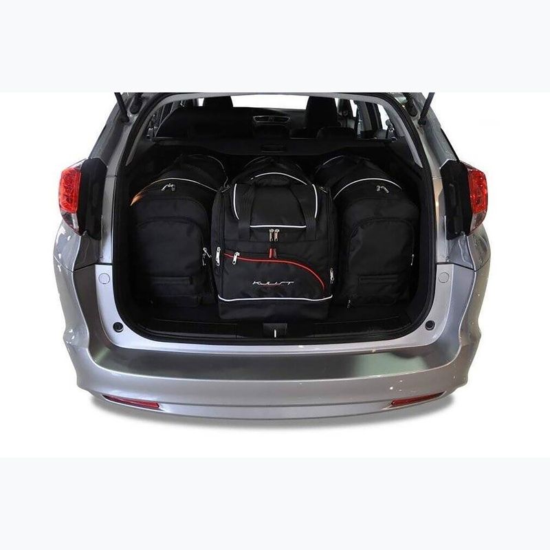 Bagažinės krepšių komplektas KJUST Honda Civic Tourer 2013-2017 4 vnt black 12