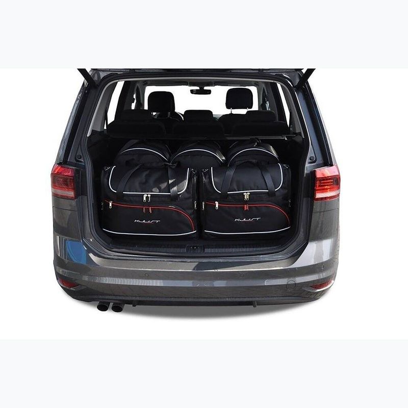 Bagažinės krepšių rinkinys KJUST Volkswagen Touran 2015+ 5 vnt. juodas 14