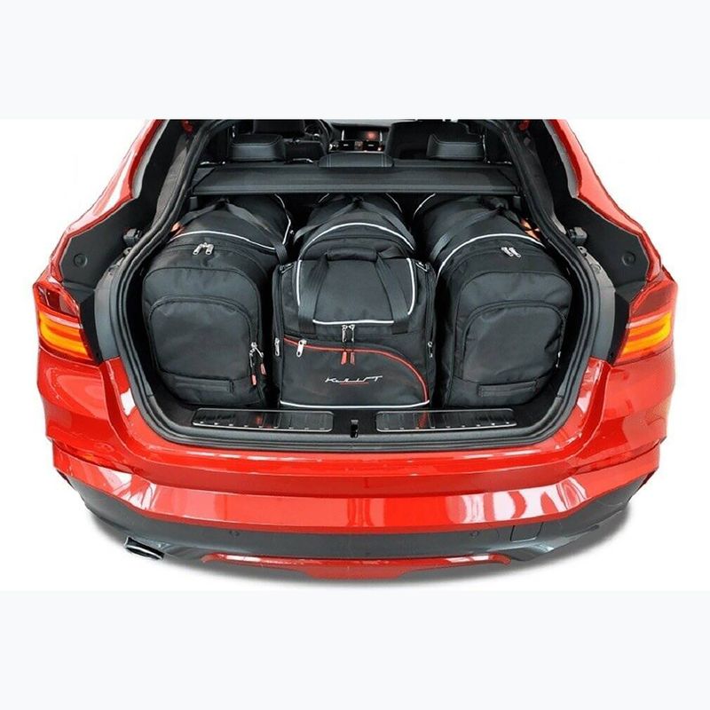 KJUST BMW X4 2014-2017 bagažinės krepšio komplektas 4 vnt., juodas 15