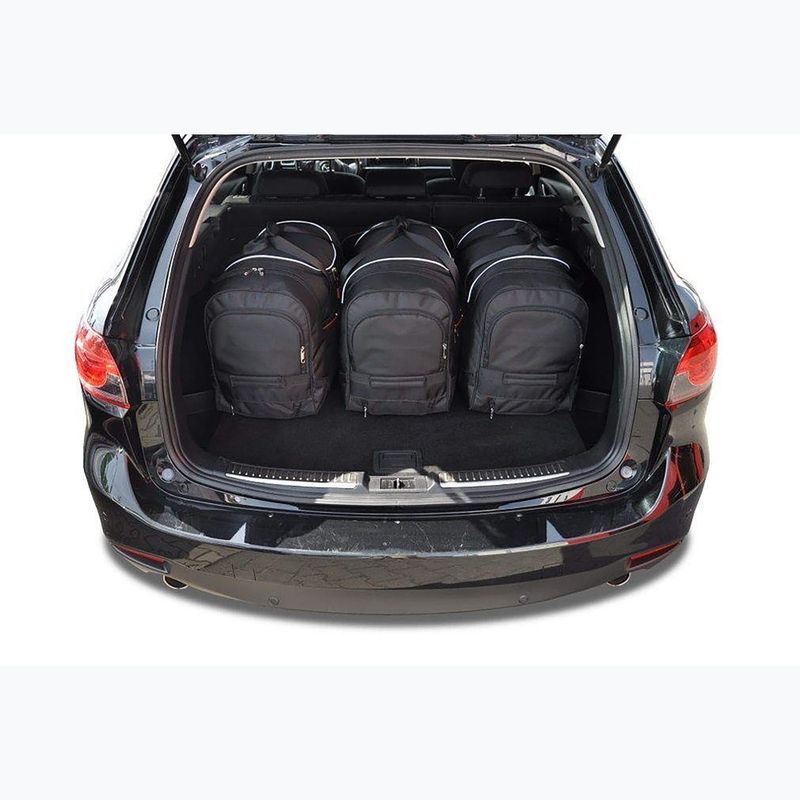 Bagažinės krepšių komplektas KJUST Mazda 6 Kombi 2012+ 5 vnt. Juodas 12
