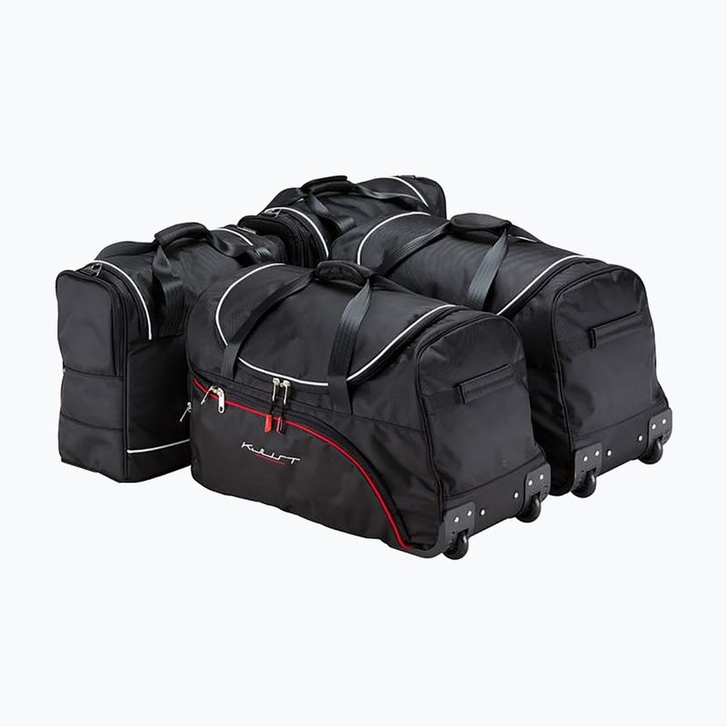 Bagažinės krepšių komplektas KJUST Mercedes-Benz C Coupe 2014-2021 4 vnt. juodas 2