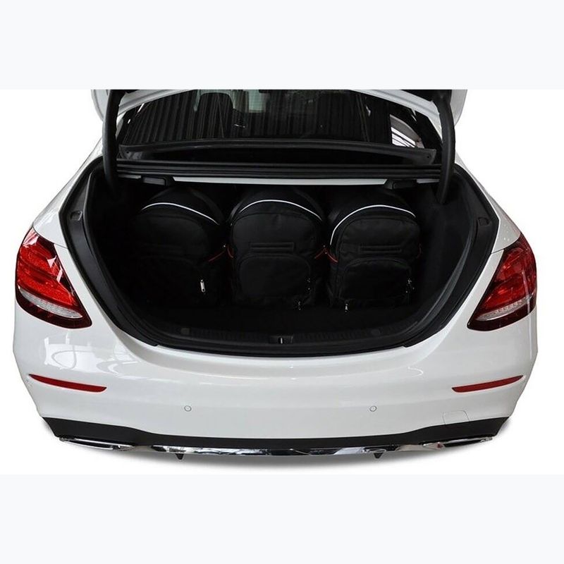 Bagažinės krepšių komplektas KJUST Mercedes-Benz E Limousine 2016-2023 5 vnt. juodas 13