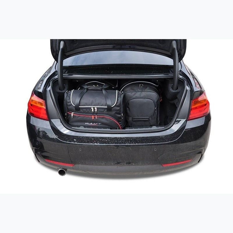 KJUST BMW 4 Coupe bagažinės krepšio komplektas 2013-2020 m. 4 vnt., juodas 19