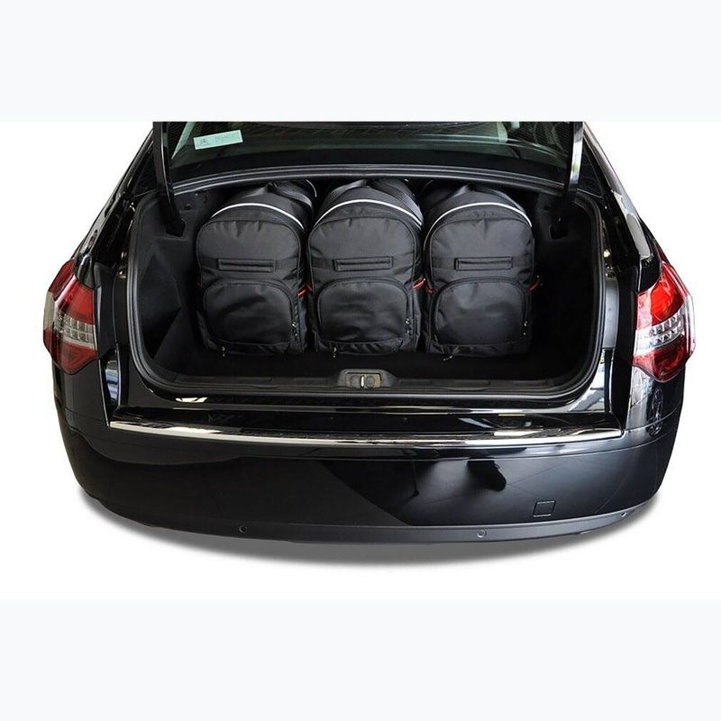 Bagažinės krepšių komplektas KJUST Citroen C5 Limousine 2007-2017 5 vnt black 16