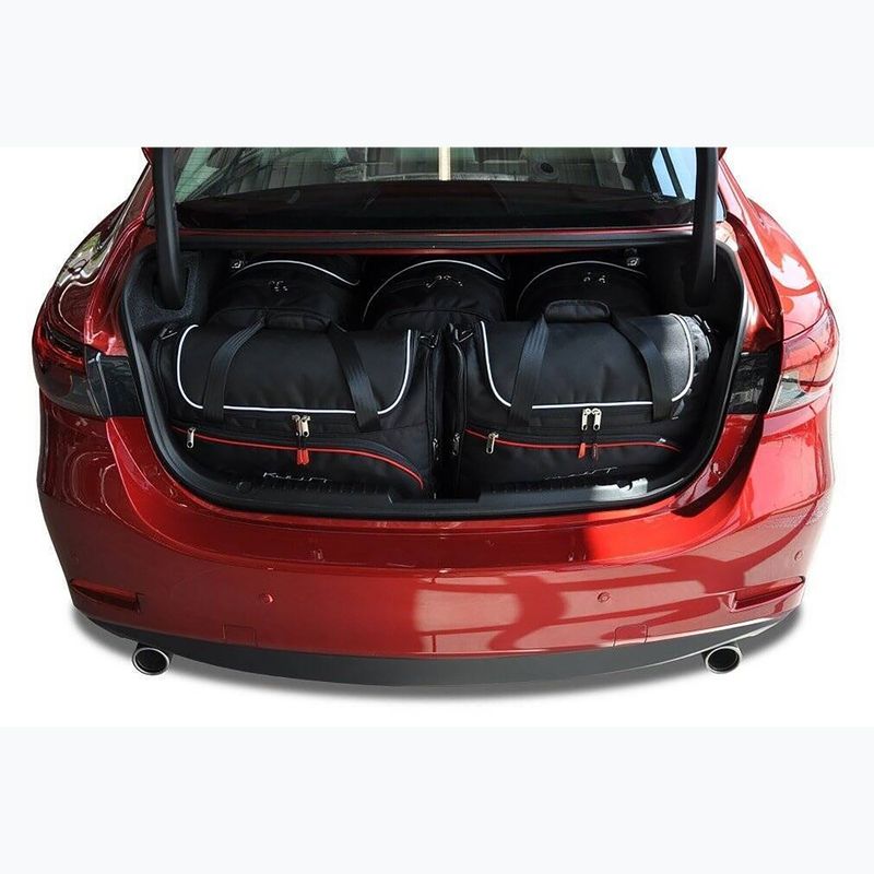 Bagažinės krepšių komplektas KJUST Mazda 6 Limousine 2012+ 5 vnt. Juodas 10