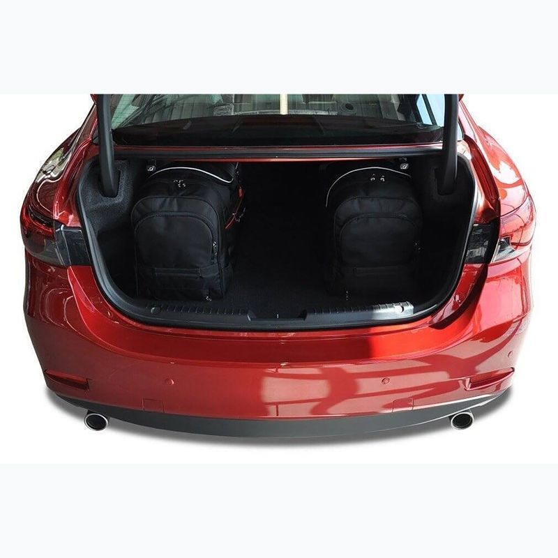 Bagažinės krepšių komplektas KJUST Mazda 6 Limousine 2012+ 5 vnt. Juodas 11