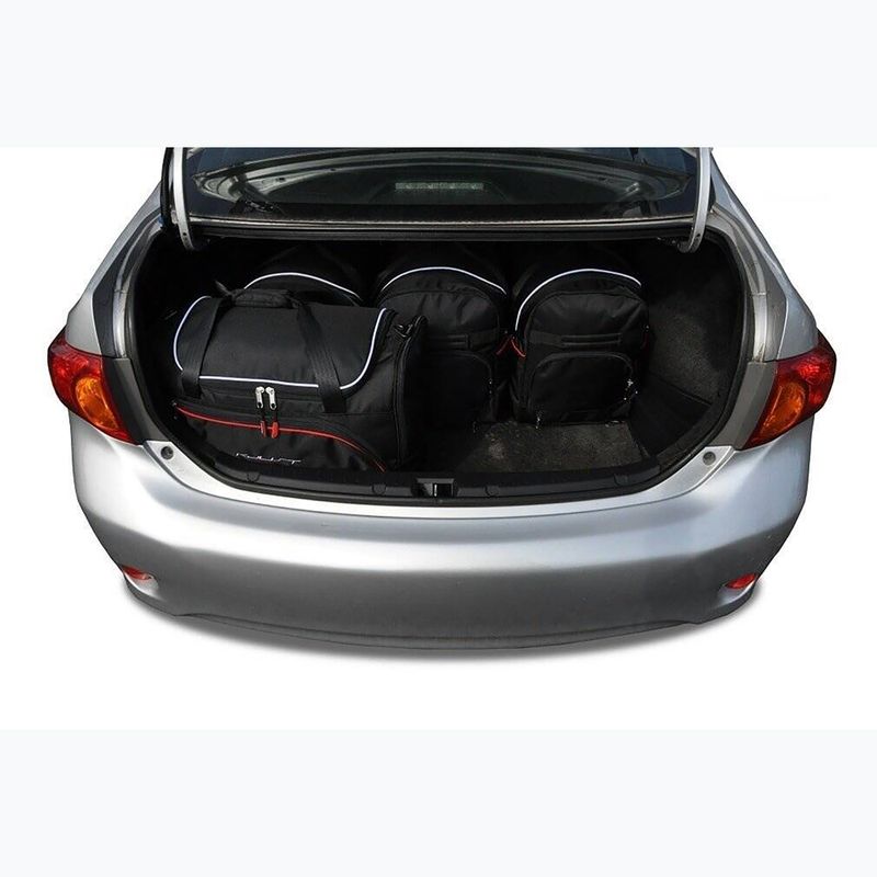 Bagažinės krepšių rinkinys KJUST Toyota Corolla Limousine 2007-2014 5 vnt. Juodas 17