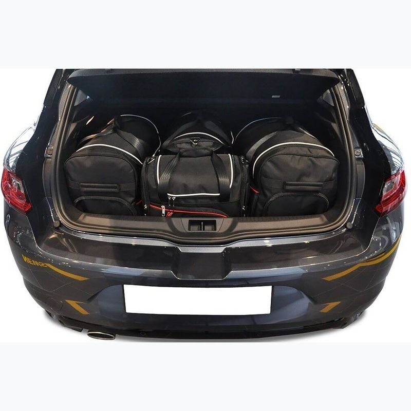 Bagažinės krepšių rinkinys KJUST Renault Megane Hatchback 2016+ 4 vnt. Juodas 12