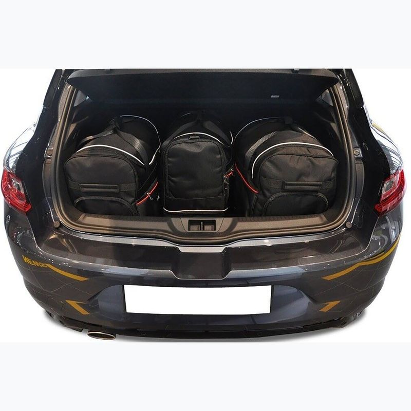 Bagažinės krepšių rinkinys KJUST Renault Megane Hatchback 2016+ 4 vnt. Juodas 13