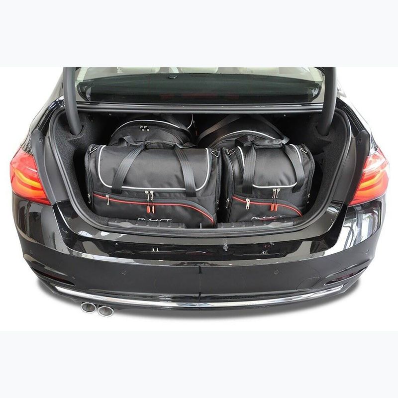 KJUST BMW 3 Limousine bagažinės krepšio komplektas 2012-2018 4 vnt., juodas 18