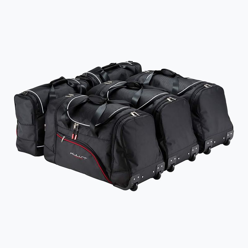 Bagažinės krepšių rinkinys KJUST Skoda Octavia Liftback 2013-2020 5 vnt. Juodas 2