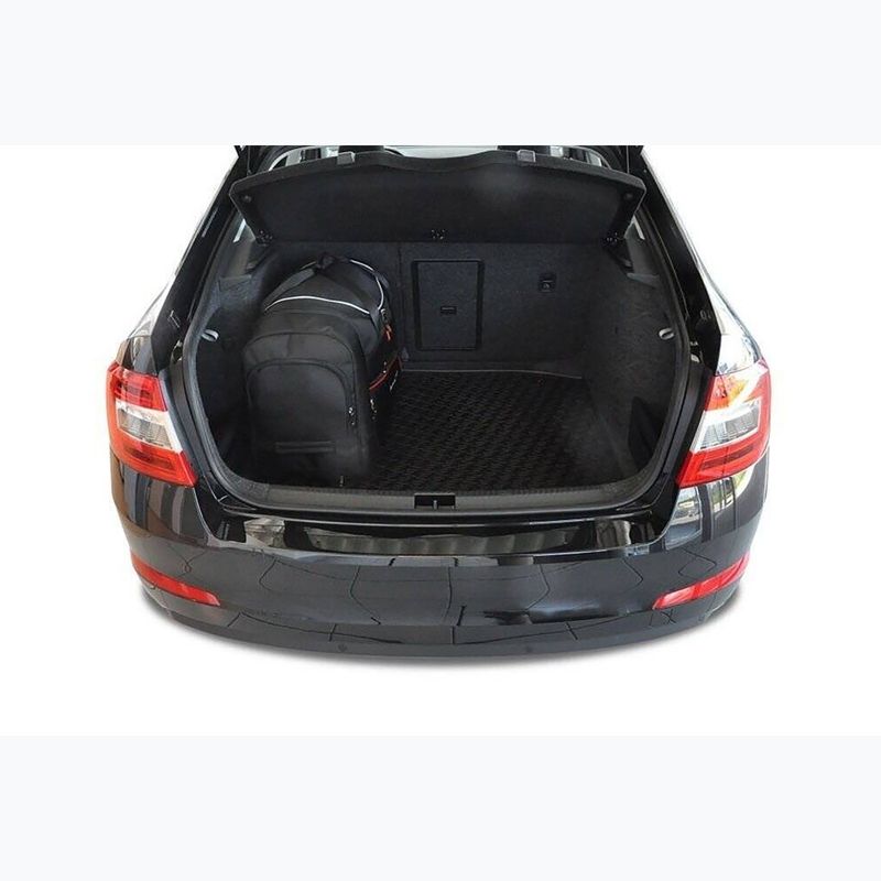 Bagažinės krepšių rinkinys KJUST Skoda Octavia Liftback 2013-2020 5 vnt. Juodas 16