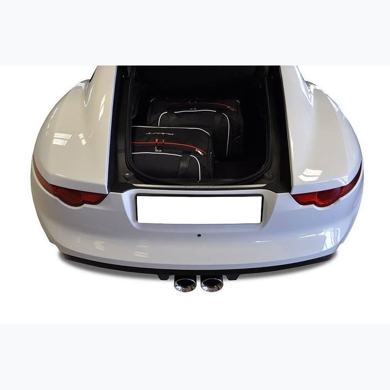 Bagažinės krepšių komplektas KJUST Jaguar F-Type Coupe 2013-2019 3 vnt black 14