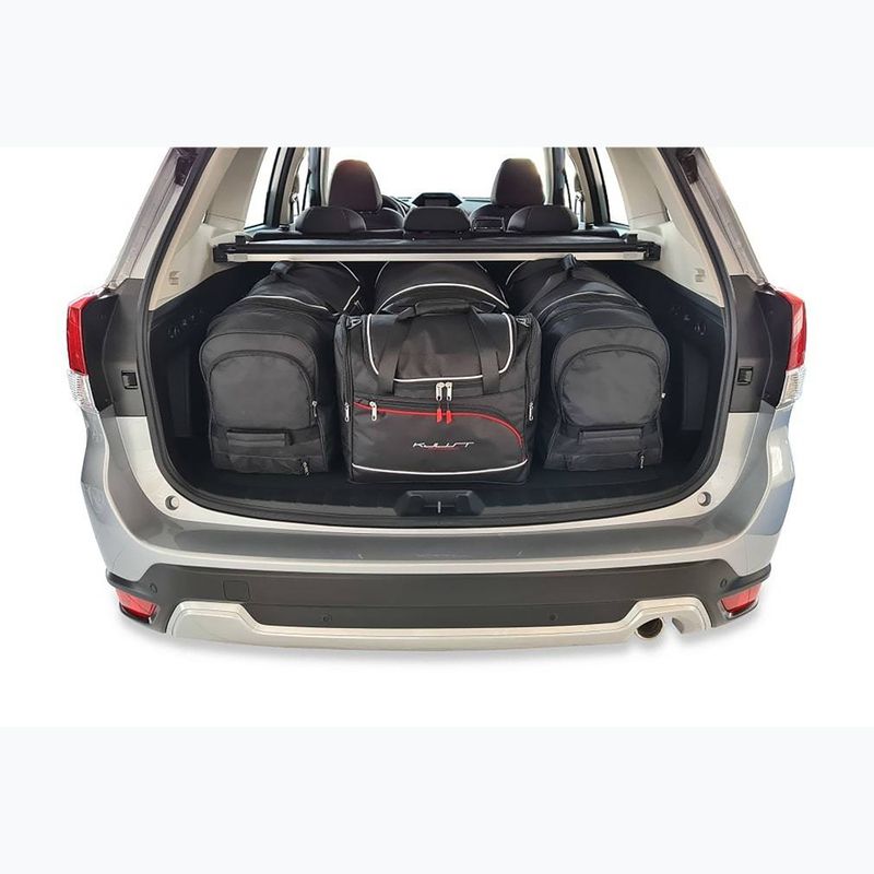 Bagažinės krepšių rinkinys KJUST Subaru Forester 2018+ 4 vnt. Juodas 13