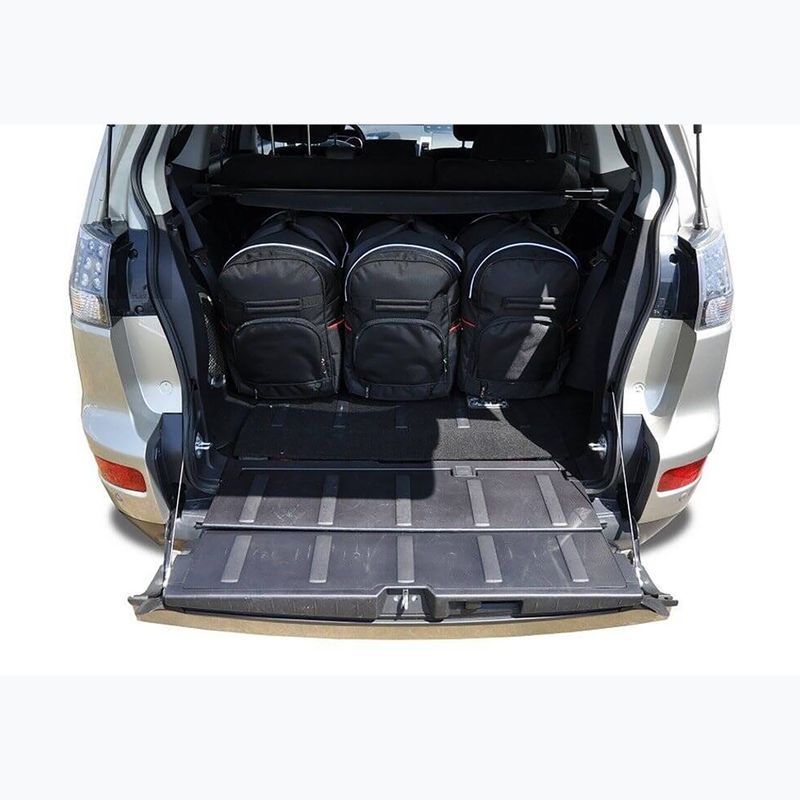 Bagažinės krepšių komplektas KJUST Mitsubishi Outlander 2006-2012 5 vnt. juodas 14