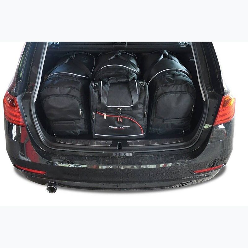 KJUST BMW 3 Touring bagažo skyriaus krepšių rinkinys 2012-2018 4 vnt., juodas 14