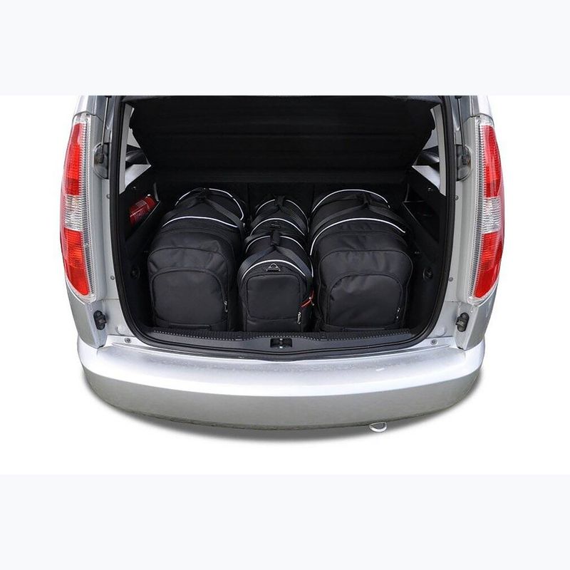 Bagažinės krepšių rinkinys KJUST Skoda Roomster 2006-2015 4 vnt. Juodas 12