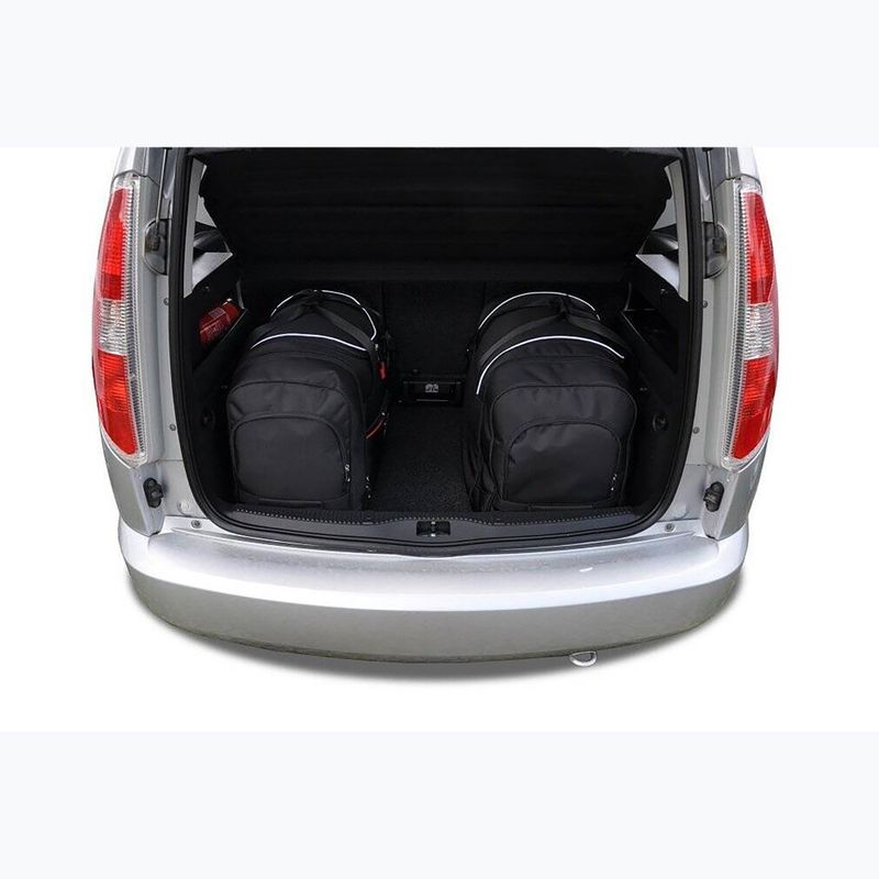 Bagažinės krepšių rinkinys KJUST Skoda Roomster 2006-2015 4 vnt. Juodas 14