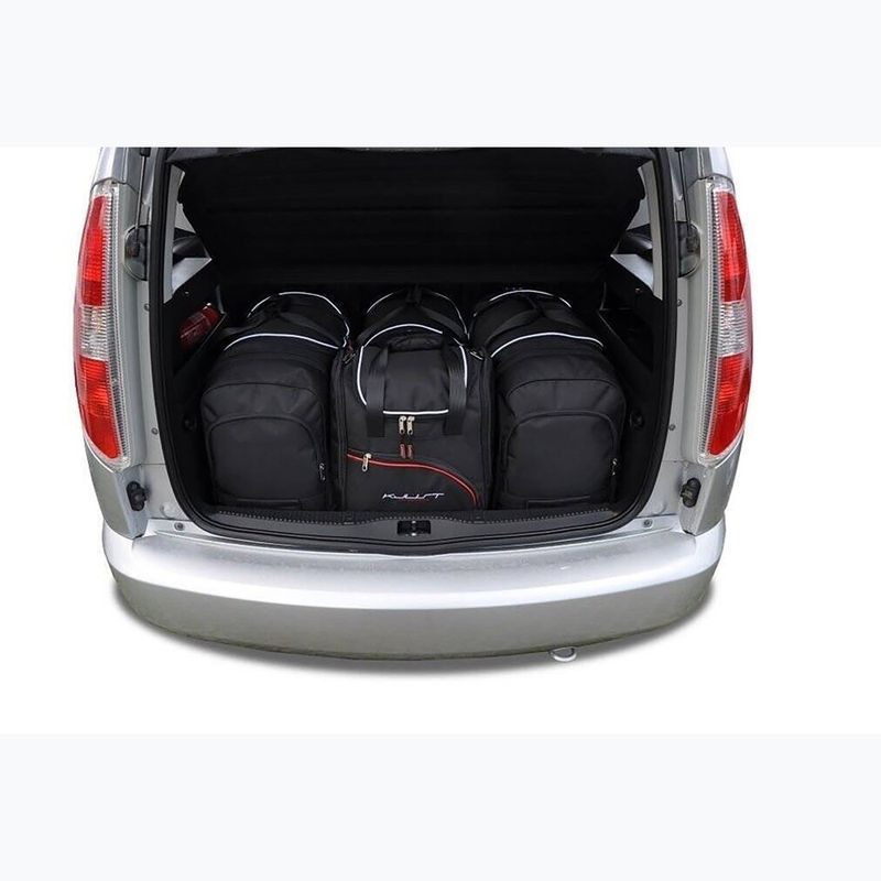 Bagažinės krepšių rinkinys KJUST Skoda Roomster 2006-2015 4 vnt. Juodas 12