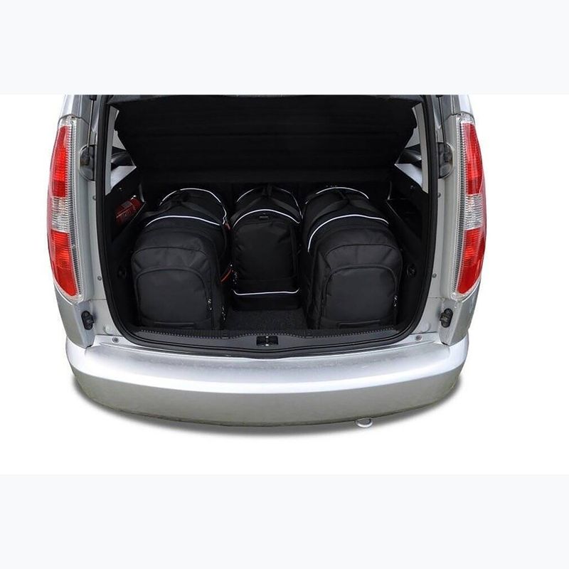Bagažinės krepšių rinkinys KJUST Skoda Roomster 2006-2015 4 vnt. Juodas 13