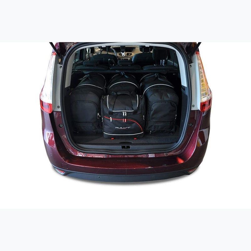 Bagažinės krepšių rinkinys KJUST Renault Grand Scenic 2009-2013 4 vnt. Juodas 11