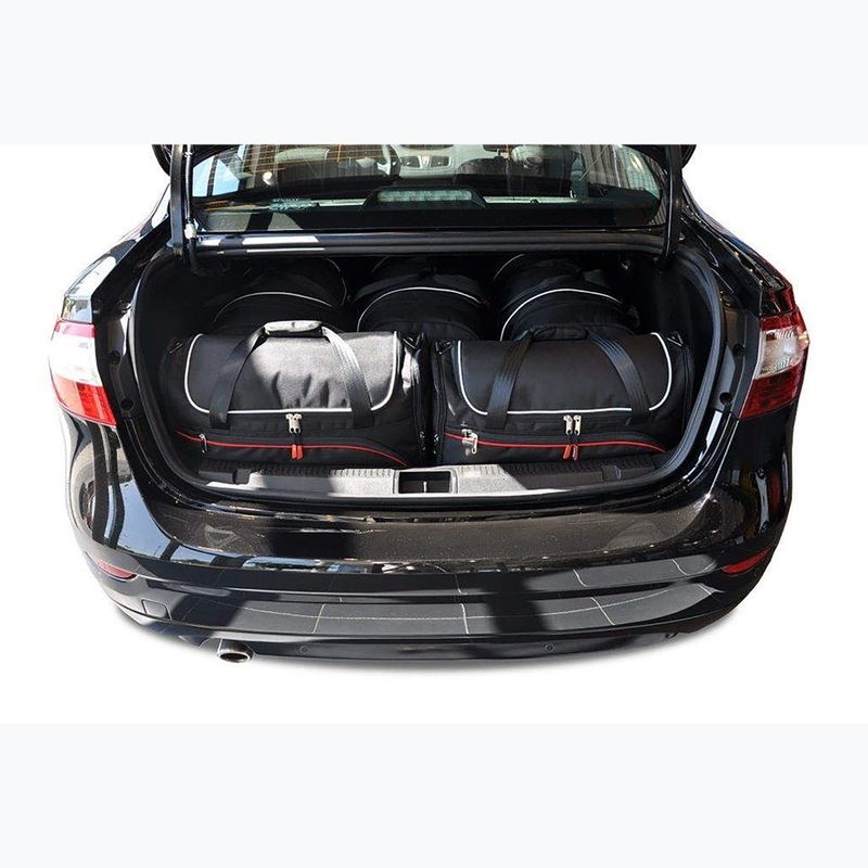 Bagažinės krepšių rinkinys KJUST Renault Fluence Limousine 2009-2016 5 vnt. Juodas 12