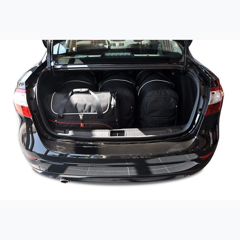 Bagažinės krepšių rinkinys KJUST Renault Fluence Limousine 2009-2016 5 vnt. Juodas 13