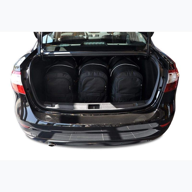 Bagažinės krepšių rinkinys KJUST Renault Fluence Limousine 2009-2016 5 vnt. Juodas 14