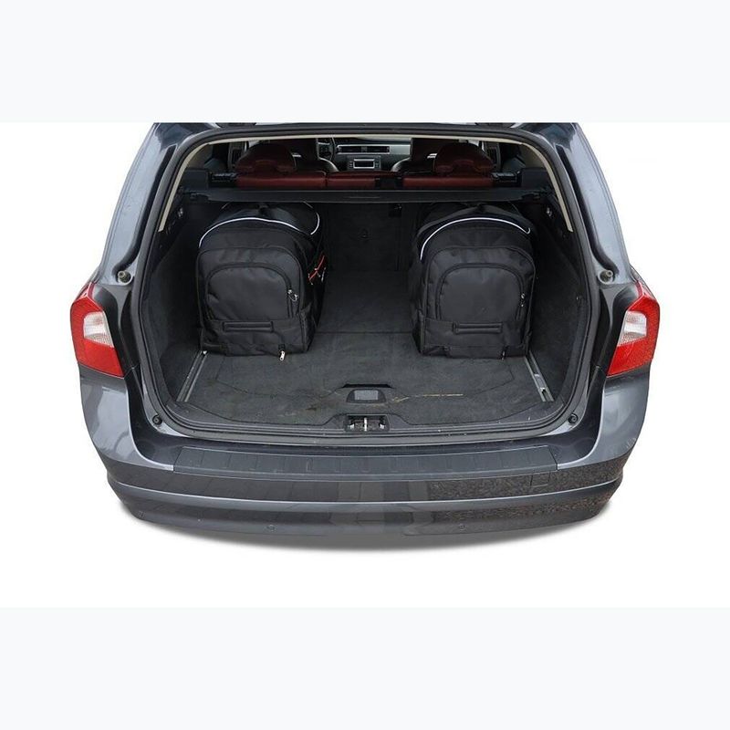 Bagažinės krepšių komplektas KJUST Volvo V70 2007-2016 5 vnt. juodas 20
