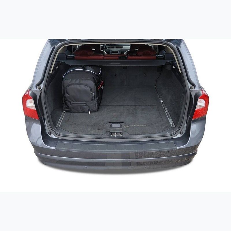 Bagažinės krepšių komplektas KJUST Volvo V70 2007-2016 5 vnt. juodas 21