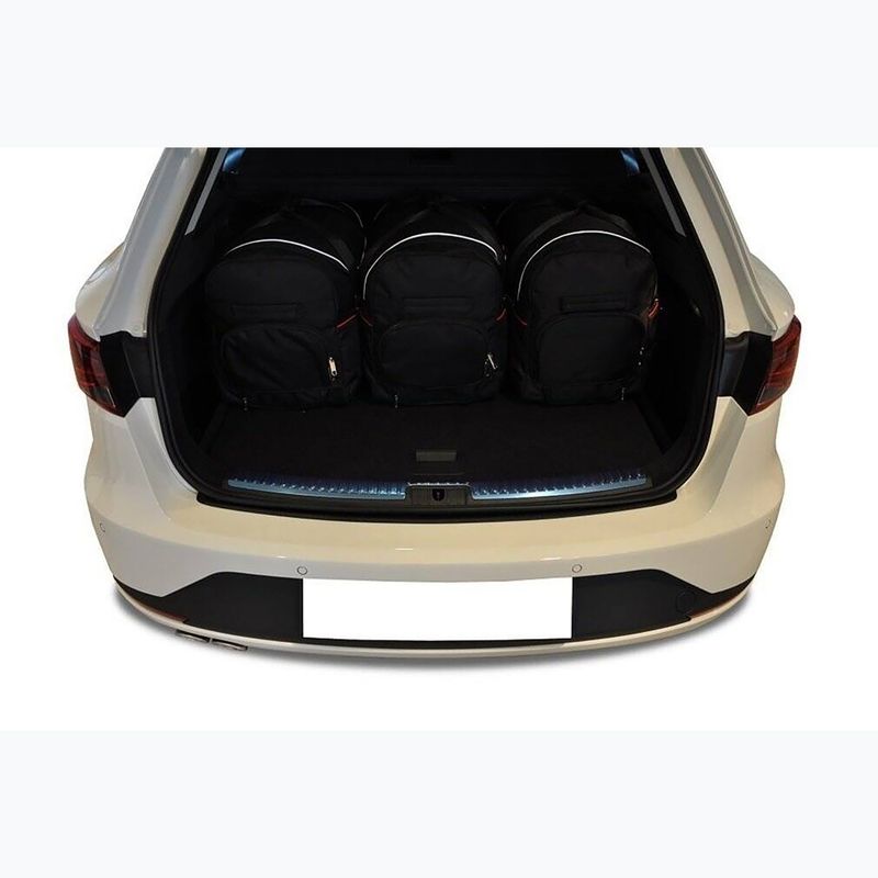 Bagažinės krepšių rinkinys KJUST Seat Leon ST 2013-2020 5 vnt. Juodas 15