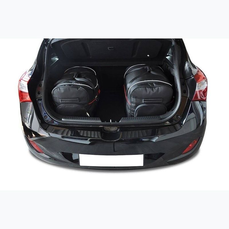 Bagažinės krepšių komplektas KJUST Hyundai I30 Hatchback 2012-2016 3 vnt black 15
