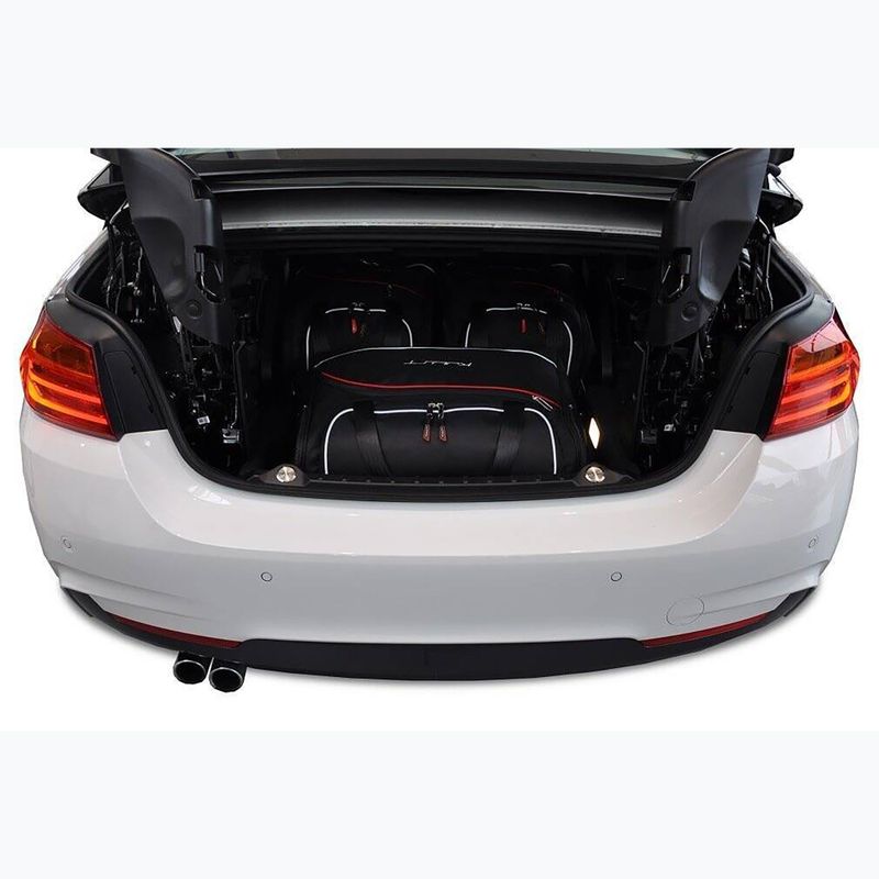 KJUST BMW 4 kabrioleto bagažinės krepšio komplektas 2013-2020 3 vnt., juodas 14