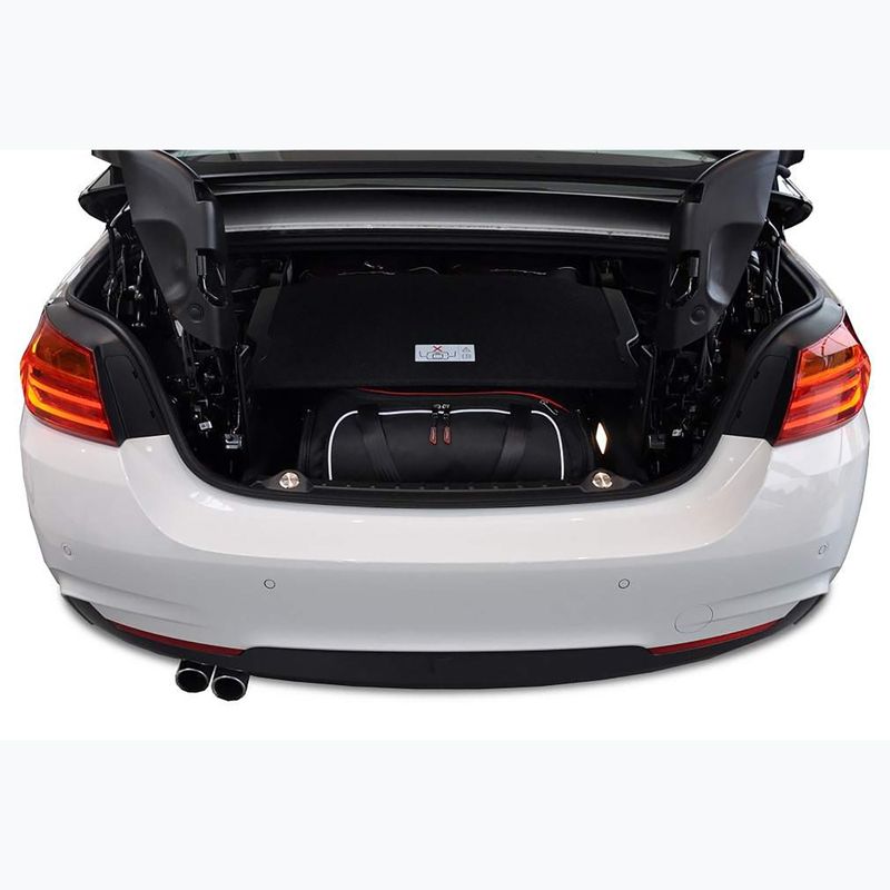 KJUST BMW 4 kabrioleto bagažinės krepšio komplektas 2013-2020 3 vnt., juodas 17