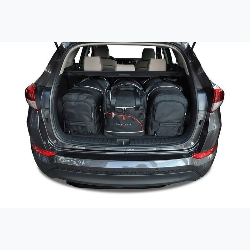 Bagažinės krepšių komplektas KJUST Hyundai Tucson 2015-2020 4 vnt black 18