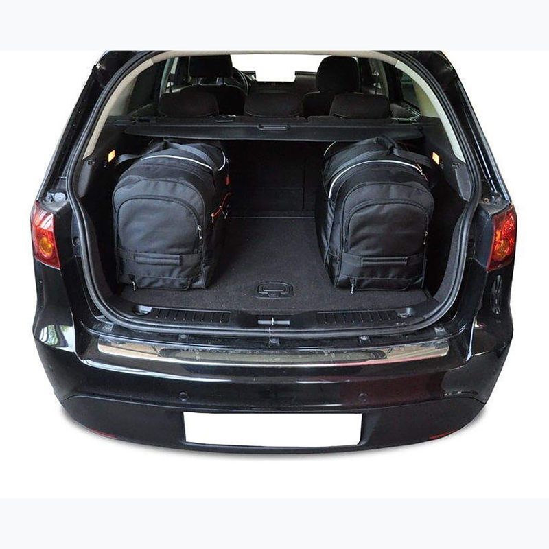 Bagažinės krepšių komplektas KJUST Fiat Croma 2005-2010 4 vnt black 17