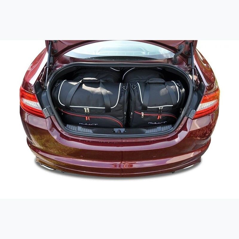 Bagažinės krepšių komplektas KJUST Jaguar Xf Limousine 2007-2015 4 vnt black 18