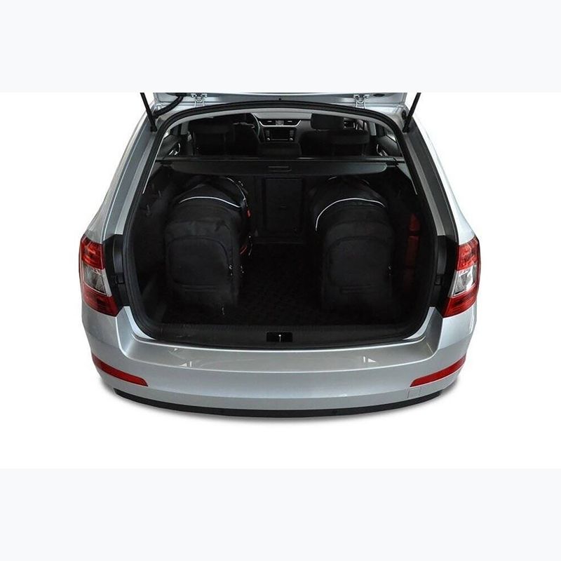 Bagažinės krepšių rinkinys KJUST Skoda Octavia Combi 2013-2020 5 vnt. Juodas 14