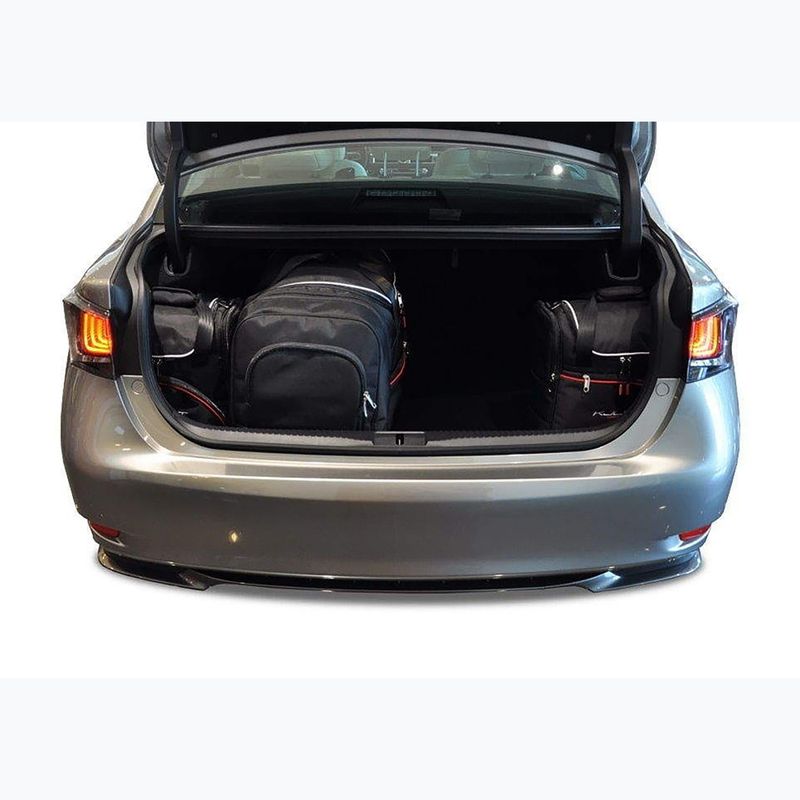 Bagažinės krepšių komplektas KJUST Lexus GS 2012-2018 4 vnt black 13