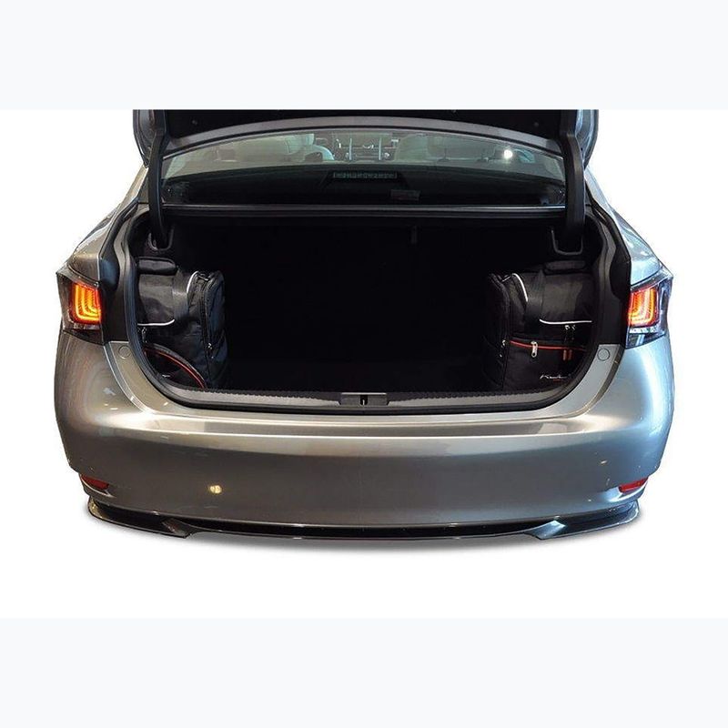 Bagažinės krepšių komplektas KJUST Lexus GS 2012-2018 4 vnt black 14