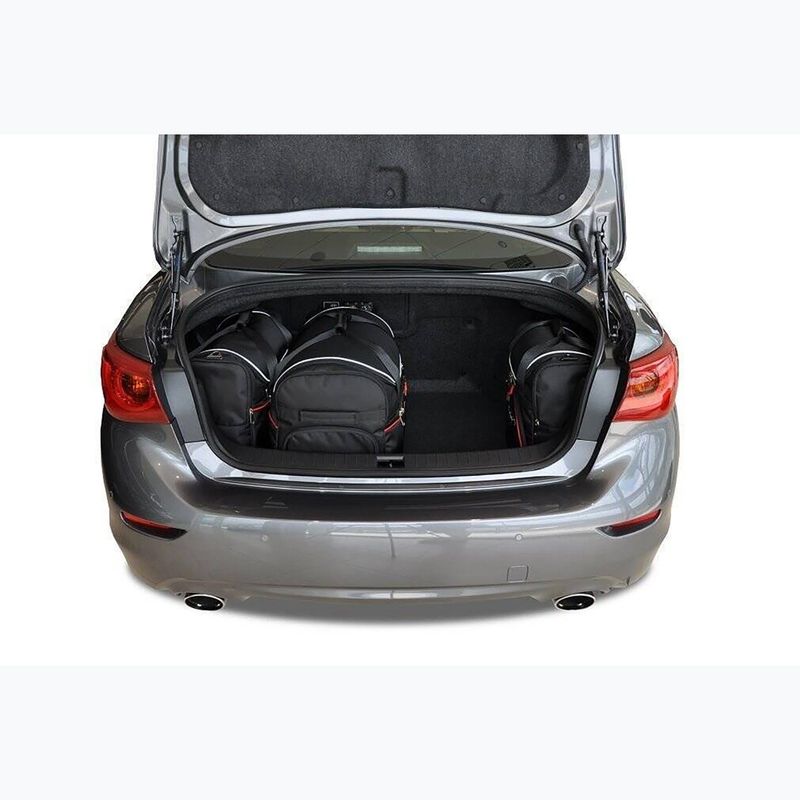 Bagažinės krepšių komplektas KJUST Infiniti Q50 Hybrid 2013-2017 4 vnt black 16