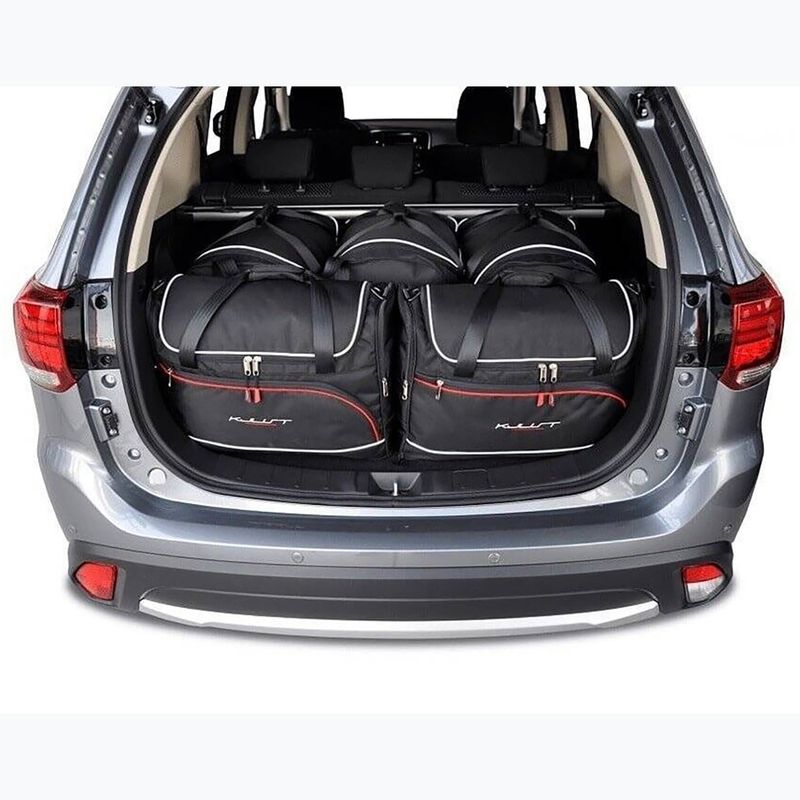 Bagažinės krepšių komplektas KJUST Mitsubishi Outlander 2012-2020 5 vnt. juodas 11
